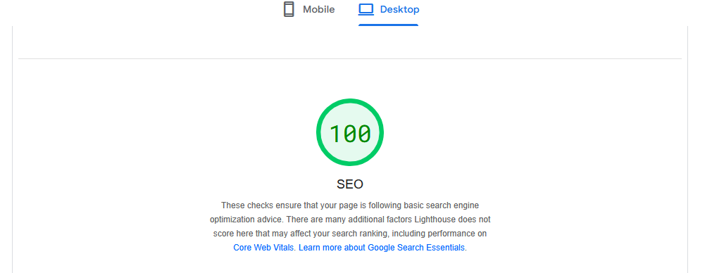 SEO optimizations