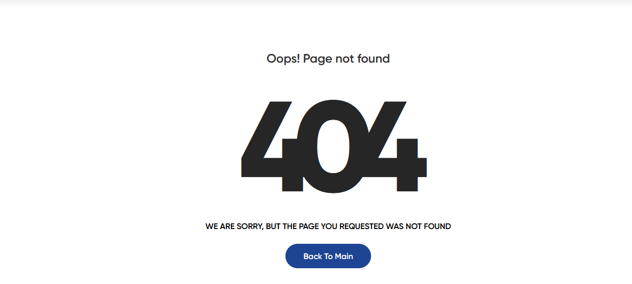 web development mistakes 404 error